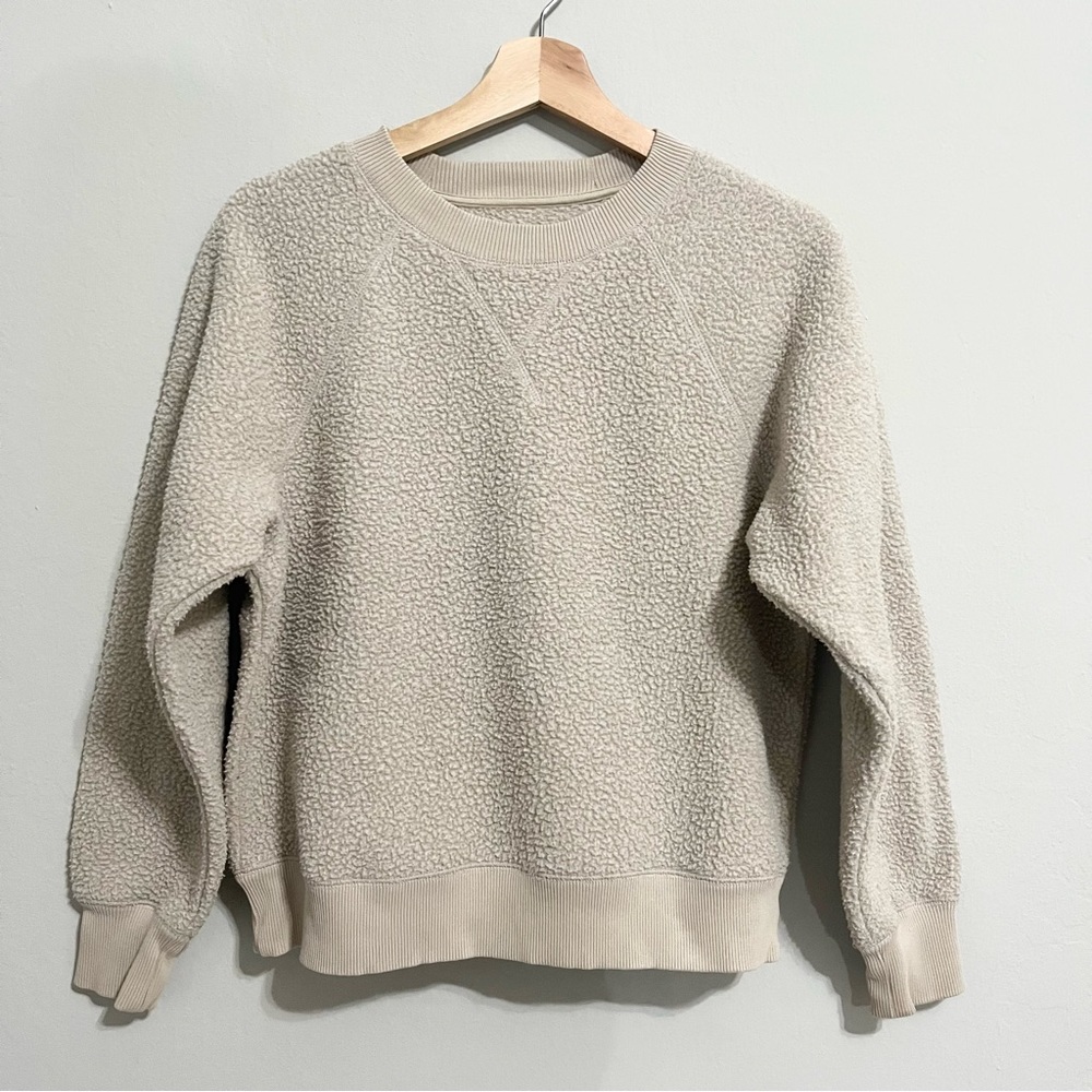 Everlane Teddy Fleece Pullover Sweater